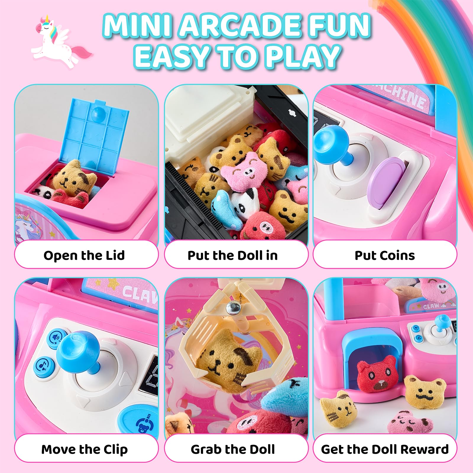 JoyCat power options USB and batteries for versatile use.