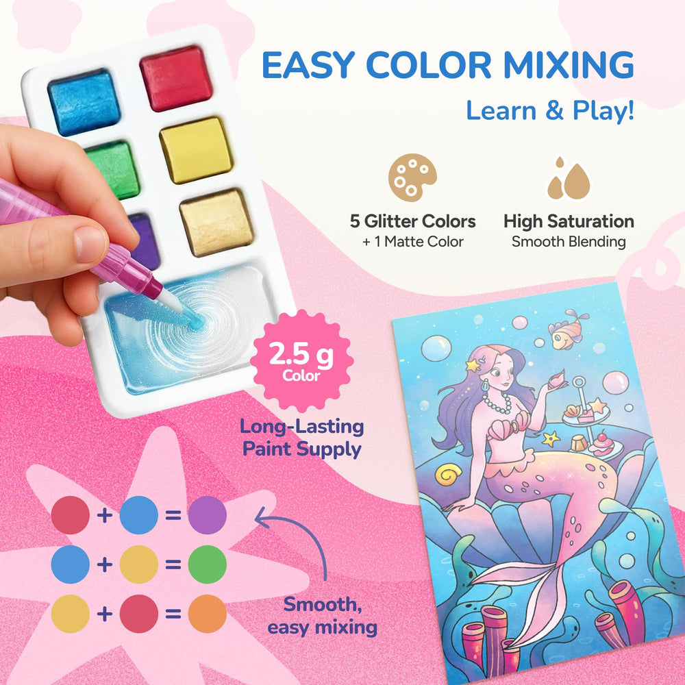 JoyCat refillable brush designed for reusable, mess-free painting sessions.