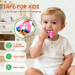 JoyCat soft PVC magnets are gentle for tiny hands during playtime.