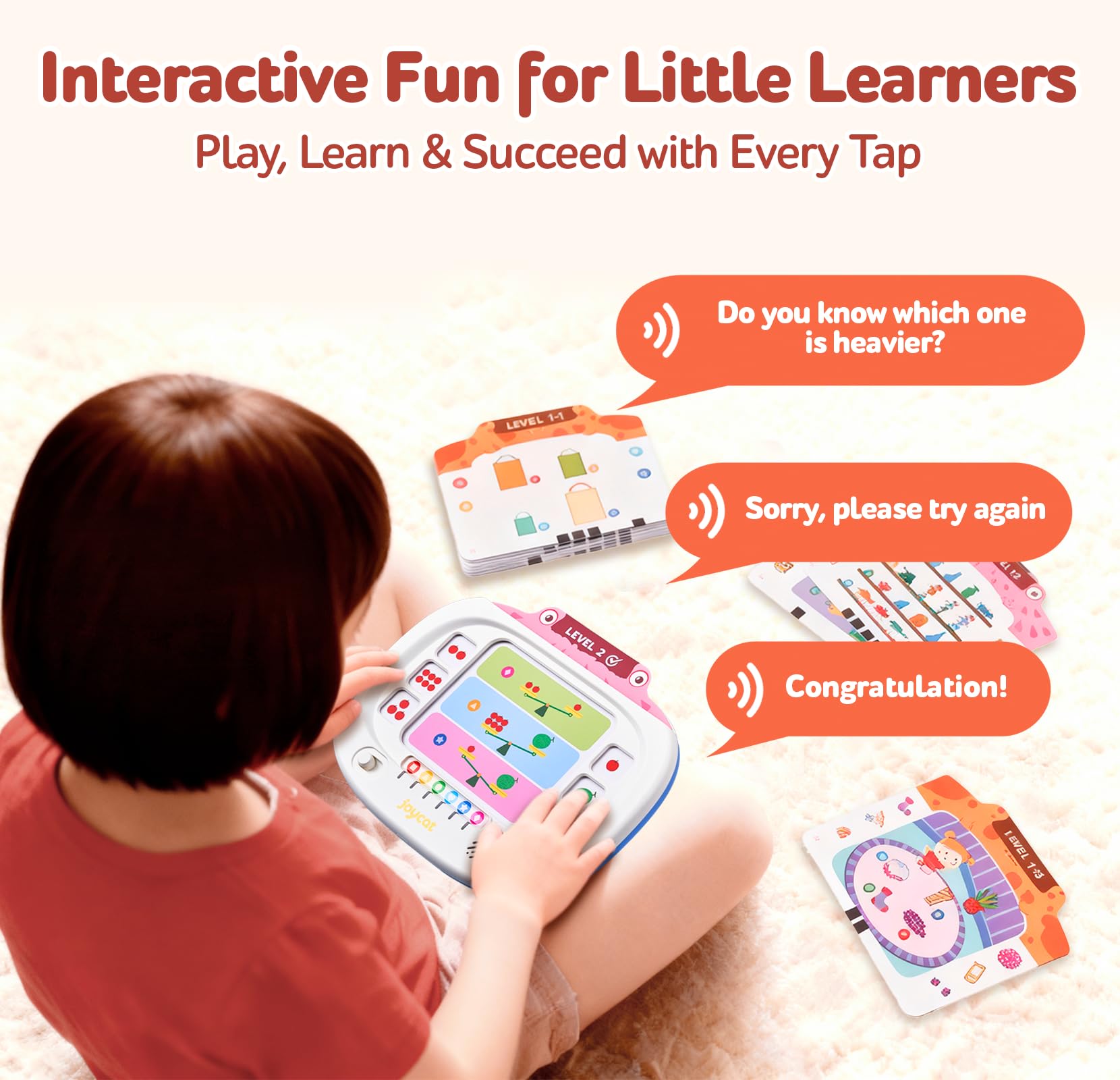 JoyCat step-by-step instructions simplify setup and keep kids engaged.