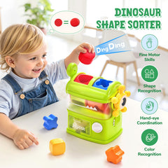 JoyCat storage bin with open door for easy retrieval and cleanup after play.