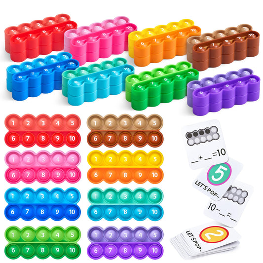 JoyCat ten-frame toy set for visual number sense and classroom counting activities.