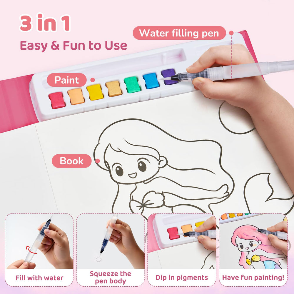 JoyCat thick-paper pages prevent bleed-through for durable coloring.