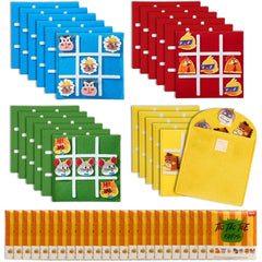 JoyCat tic tac toe board 4.8-inch pocket size for easy play anywhere.