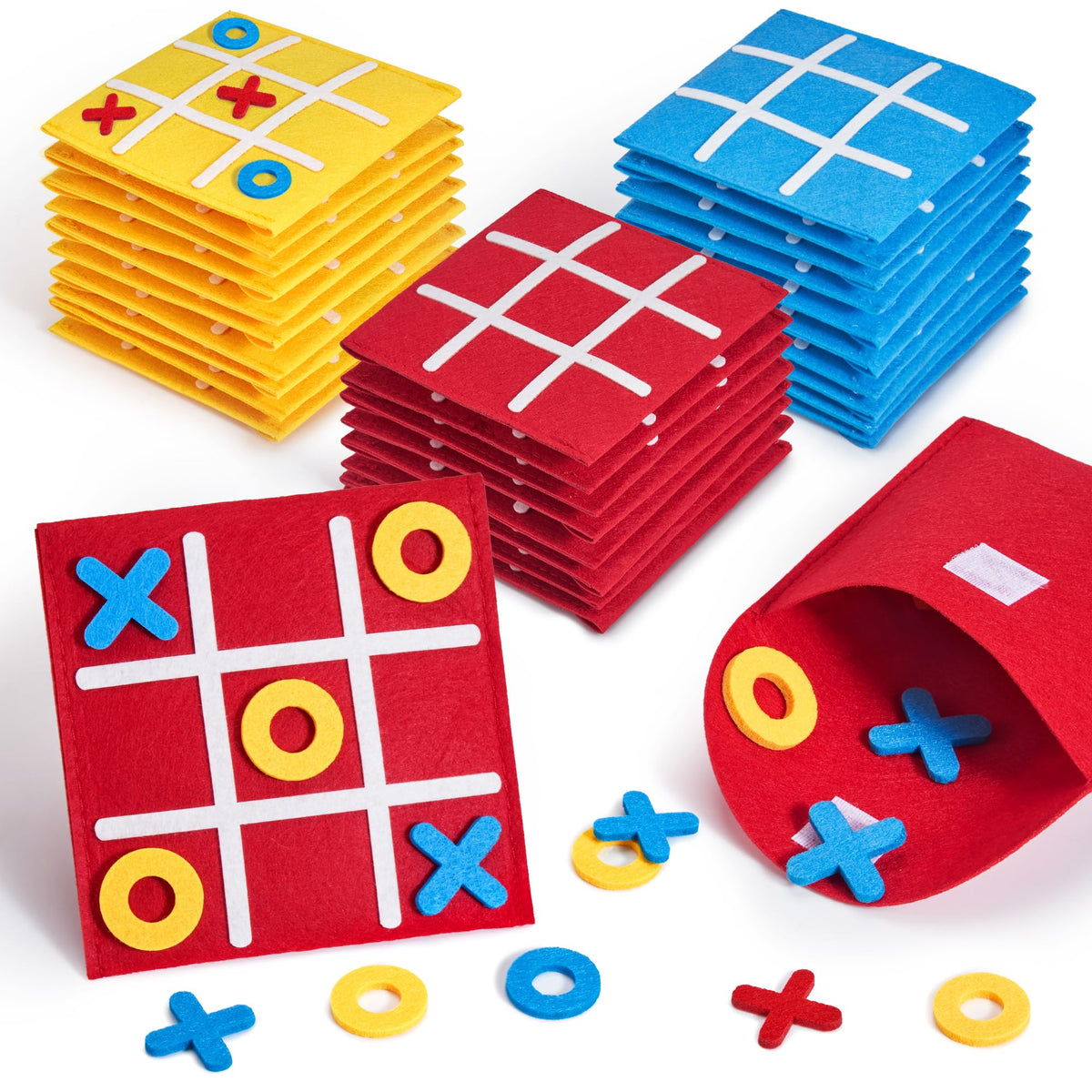 JoyCat Tic Tac Toe boards bulk pack for classrooms and party favors.