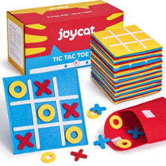 JoyCat Tic Tac Toe educational toy supports creative thinking and strategy.
