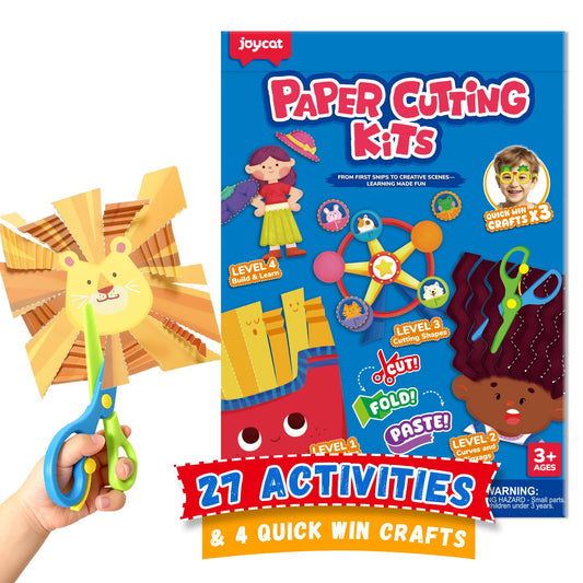 JoyCat toddler scissor skills level 1 snips to build early confidence
