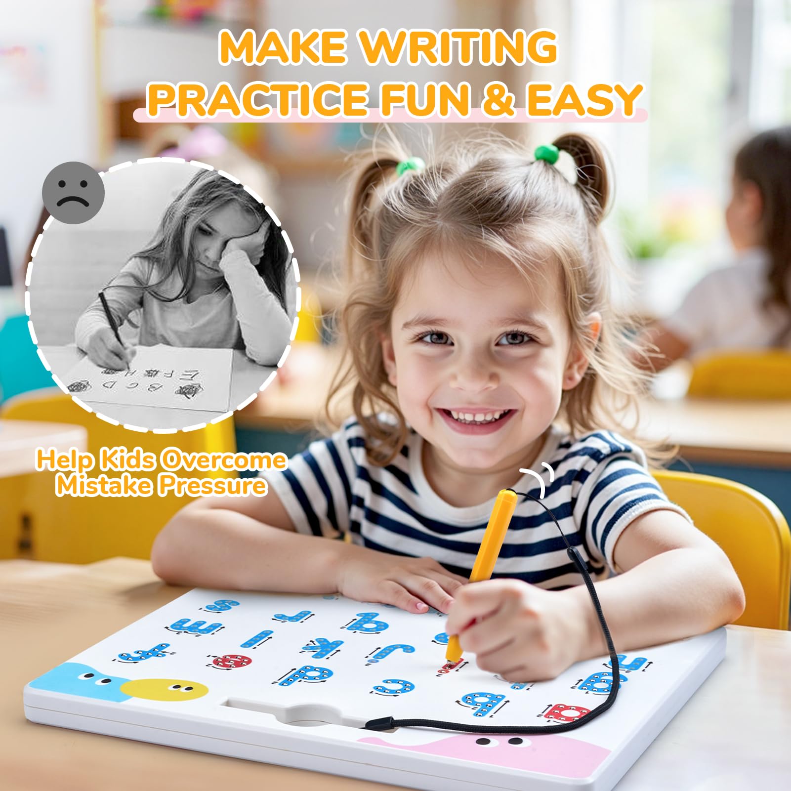 joycat tracing pen with beads delivering tactile feedback during learning