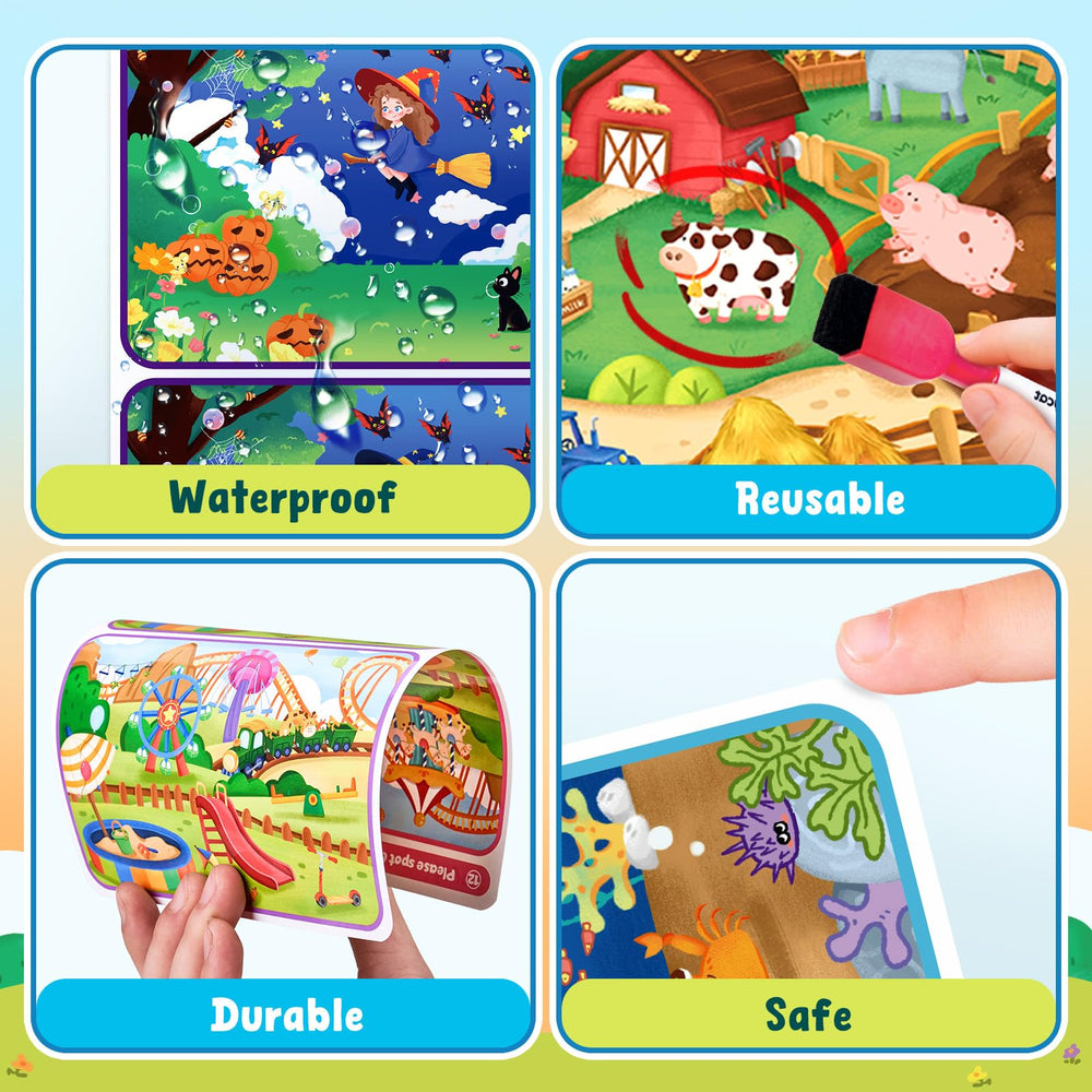 JoyCat travel activity kit to keep kids entertained on trips.