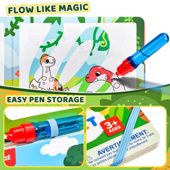 JoyCat travel-friendly coloring book with pen holder for on-the-go art