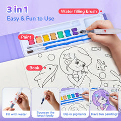 JoyCat travel-friendly watercolor book makes a great gift.