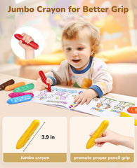 JoyCat unbreakable crayons demonstrate durability during busy playtime