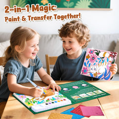 JoyCat watercolor paints with seven colors for easy, vibrant creativity