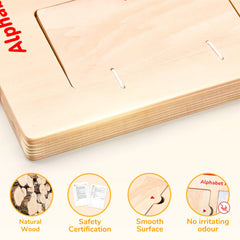 JoyCat wooden construction with smooth edges for safe play