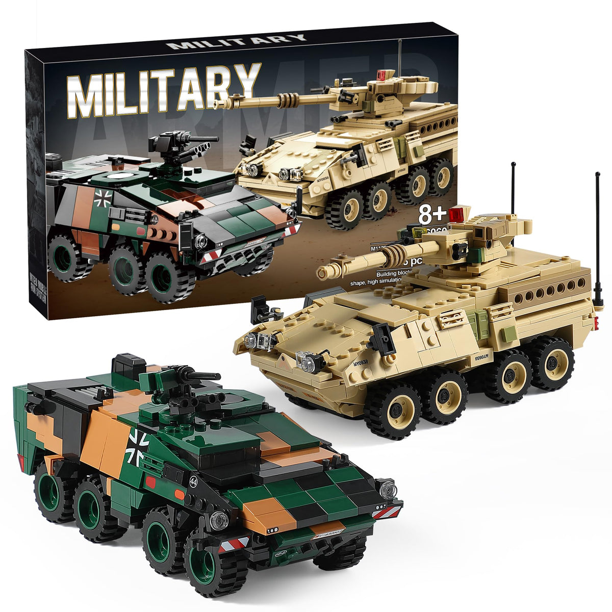JOYCOLI Boxer model with camouflage finish for immersive play sessions
