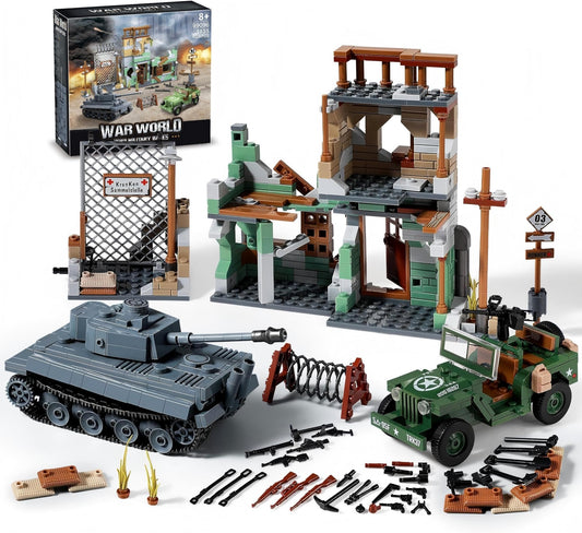 JOYCOLI Tiger I tank with opening hatch for immersive interactive play