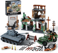 JOYCOLI Tiger I tank with opening hatch for immersive interactive play