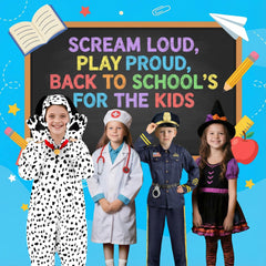 Joycover Dalmatian costume kids for Halloween dress-up, parties, and stage fun.