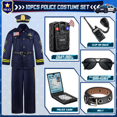 Joycover police costume handcuffs with keys for safe, interactive play.