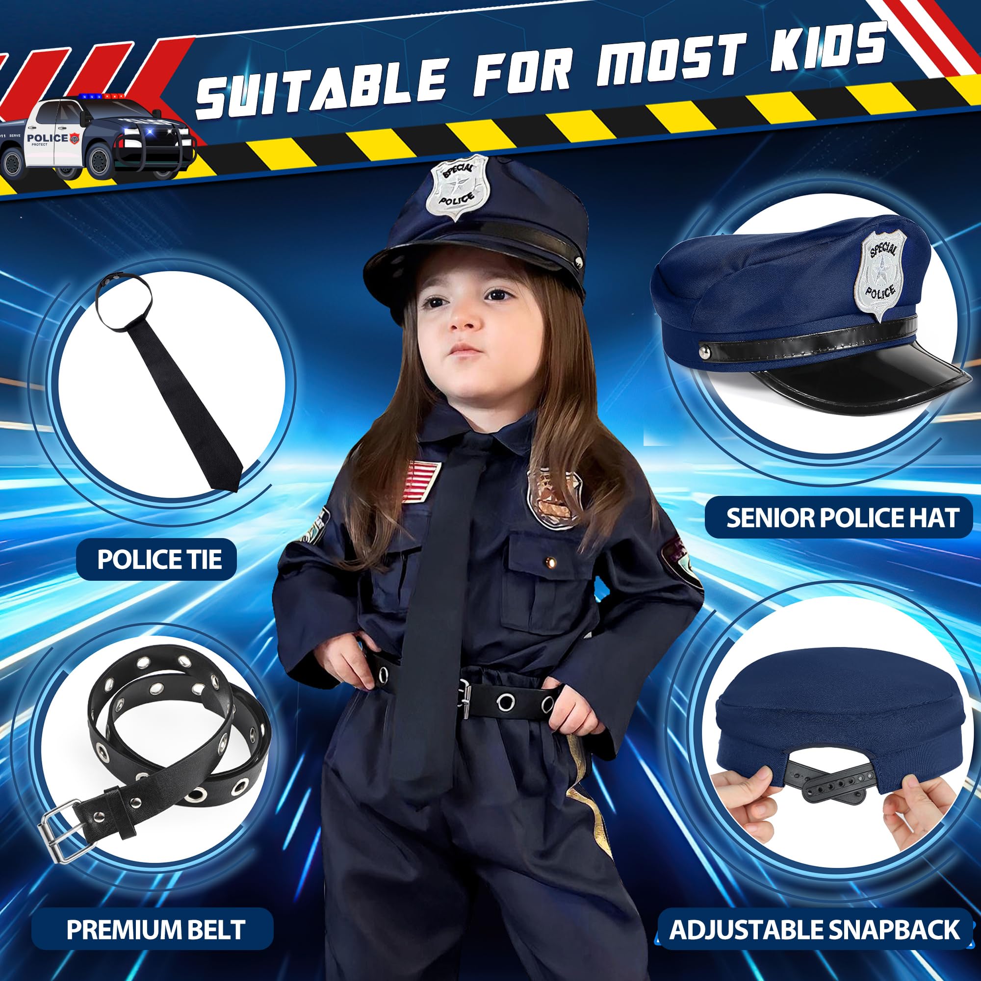 Joycover police tie adds authentic flair for imaginative missions