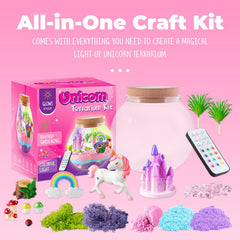 JOYEEMAX Unicorn figurine activates imaginative play and crafting.