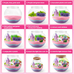 JOYEEMAX Magic sand provides a tactile, sensory terrarium experience.