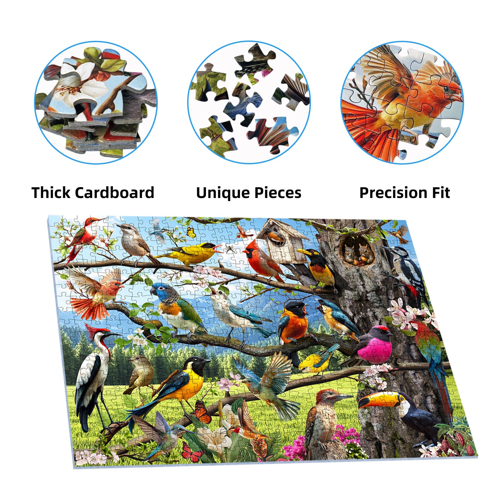 Colorful nature scene puzzle from JOYZEXY for a satisfying assemble-and-display experience.