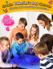 JoyFiesta kids art designs on valentines cards encouraging expression.