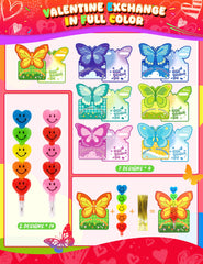 JoyFiesta stacking heart pencils offering multiple uses for writing and drawing.