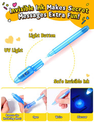 JoyFiesta treasure-hunt activity using invisible ink pens.