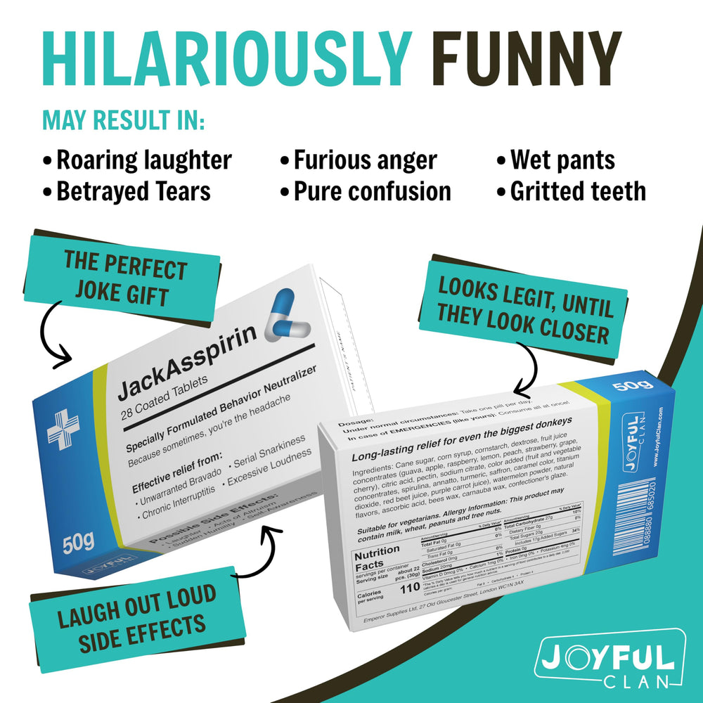 Joyful Clan holiday prank accessory turns gift exchanges into lighthearted moments.