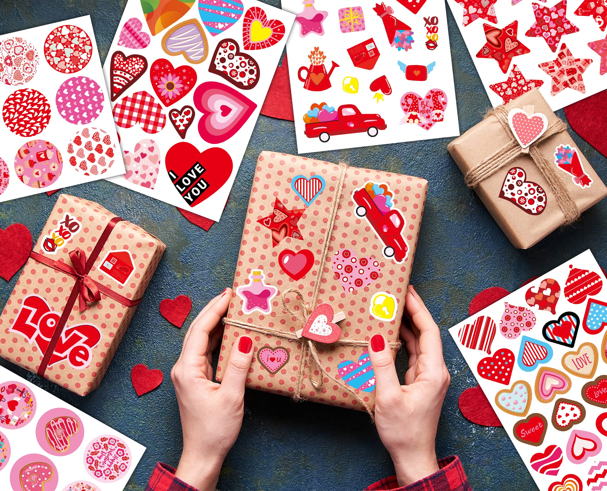 Joyful Start crafting stickers for party favors and DIY projects