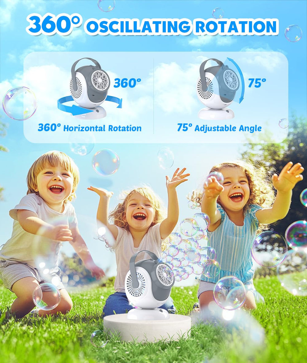 Joyfuture bubble-wands array with 10 large wands creates lively bubbles