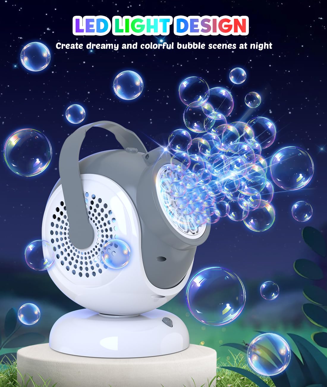 Joyfuture bubble machine in gift-ready packaging for celebrations