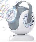 Joyfuture rechargeable bubble machine front view for outdoor play