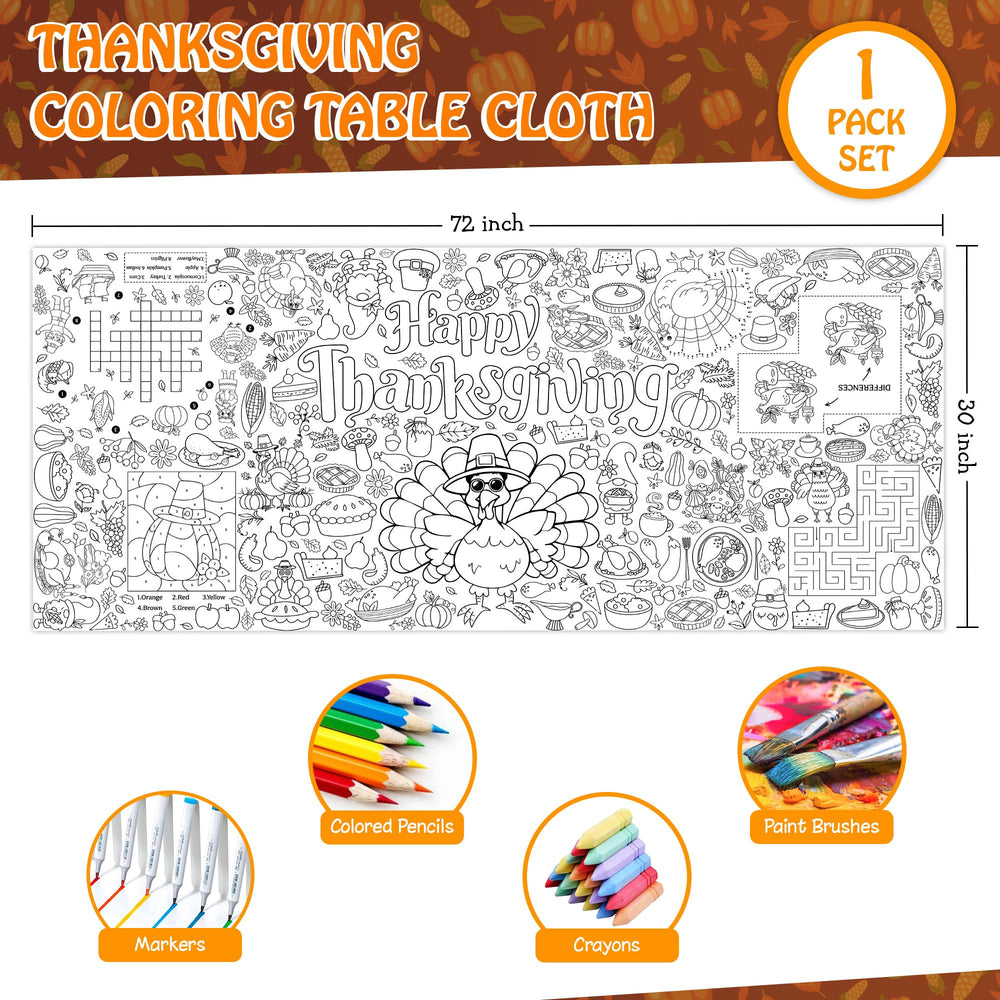 JOYGATHER coloring-area provides generous space for group coloring and sharing supplies