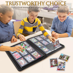JoyHood binder double-sided storage demonstrates efficient organization