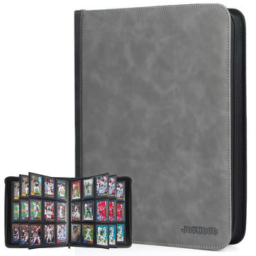 JoyHood top loader binder front view showing 14 pages and 252-slot capacity for organized collections
