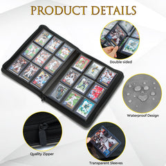 JoyHood top loader binder interior pockets enable quick viewing of top loaders
