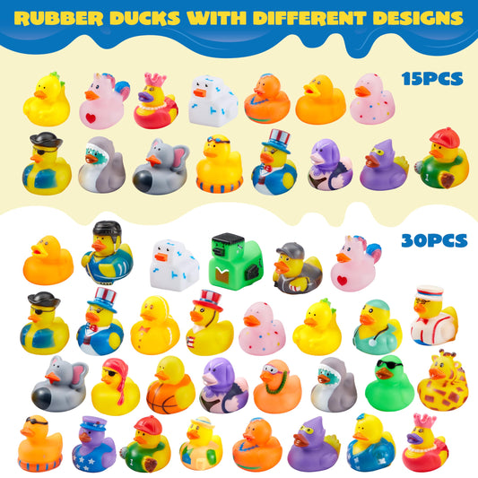 JOYIN 2-inch mini ducks ideal for bath time and party favors