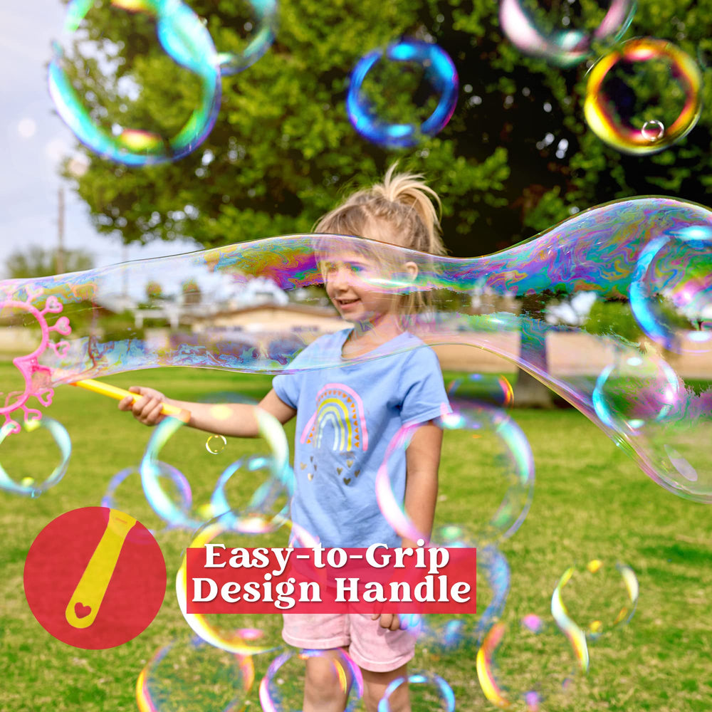 JOYIN 21-inch bubble-wands-set: giant bubbles for outdoor fun with kids.
