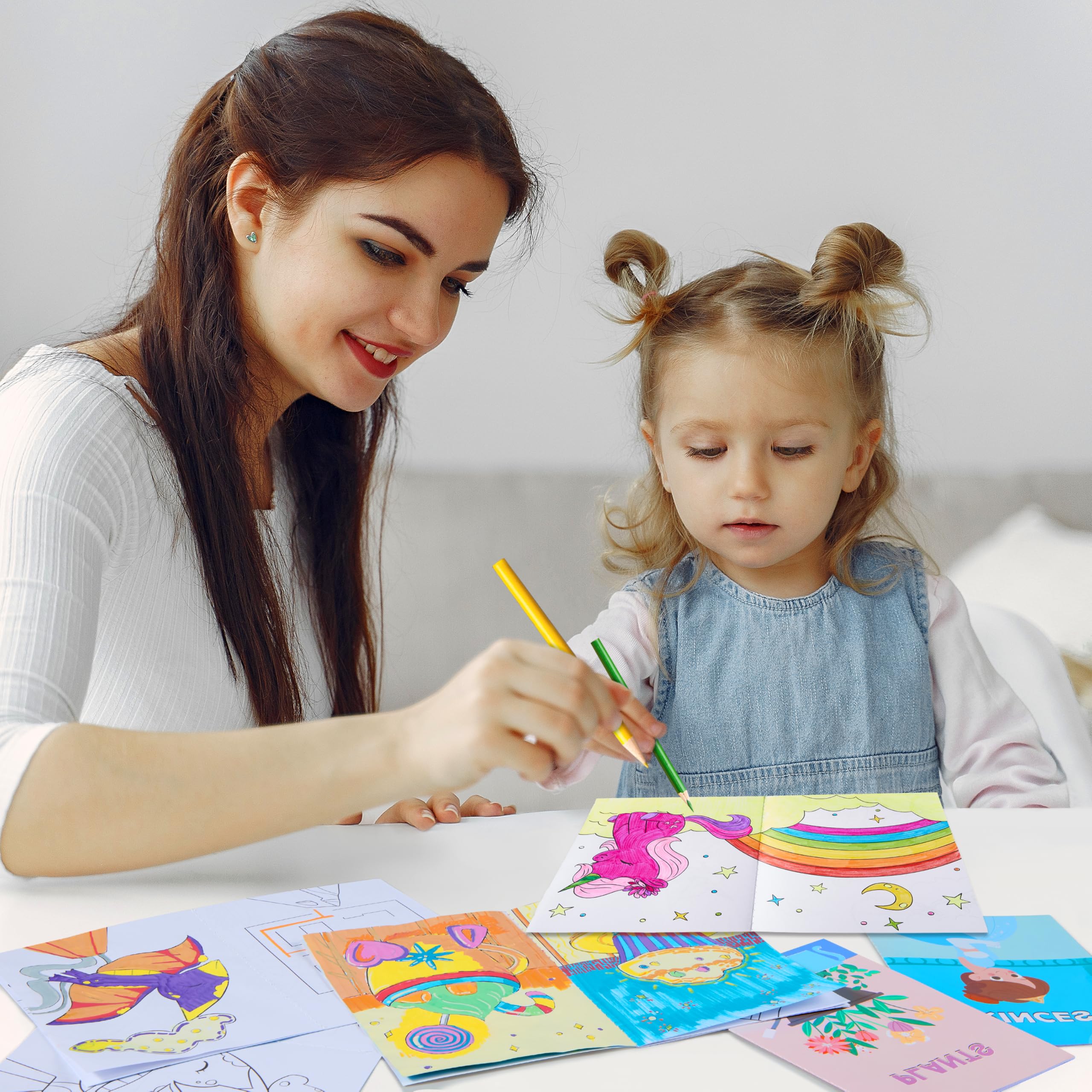JOYIN 24-pack coloring books with animals for classroom prizes and party favors
