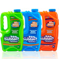 JOYIN three 32-ounce bubble solution bottles ready for continuous outdoor play