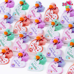 JOYIN 36-pack valentines ducks with cards, perfect for classroom exchanges.