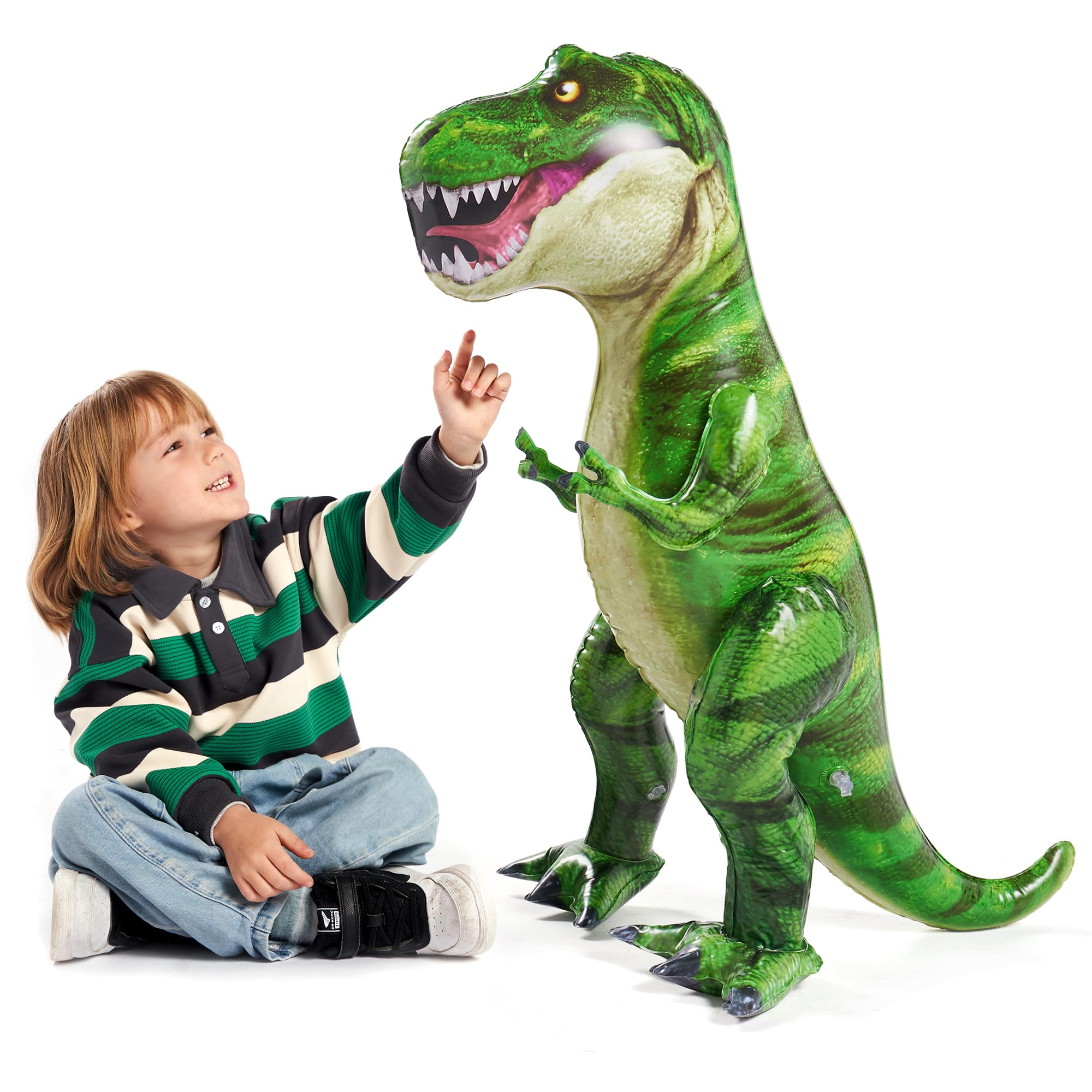 JOYIN 37” T-Rex inflatable standing for party decor and photo-worthy moments