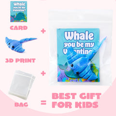 JOYIN 3D-printed ocean animal figures closeup, durable keepsakes for kids.