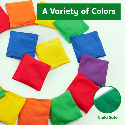 JOYIN 4-7 inch bean bags show compact size for precise throws.