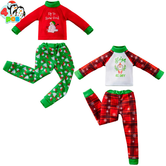 JOYIN 4 Pcs Christmas Elf Accessories for dolls, festive outfits for holiday displays.