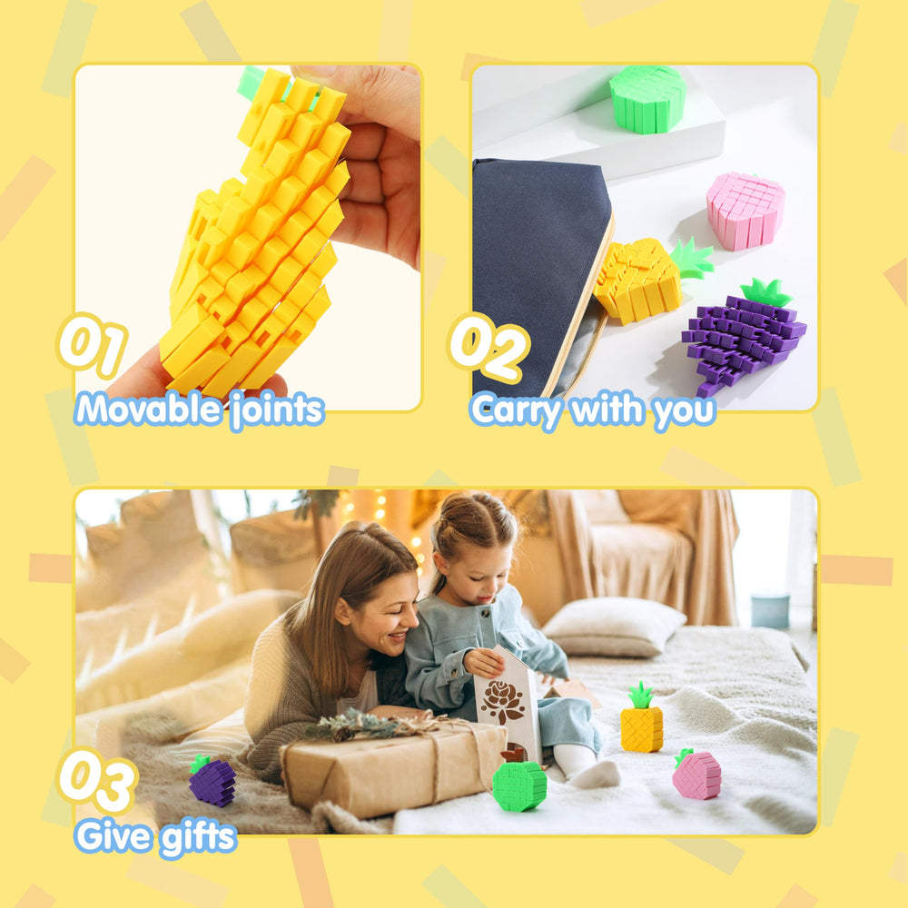 JOYIN grape fidget fruit image highlighting gradient color and durable material