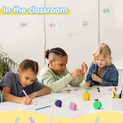 JOYIN poseable-fruit image demonstrates versatile twisting action for extended focus
